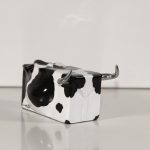 CODE: CL009 | Tétra-Vache Classic Enceinte demi litre noir-blanc